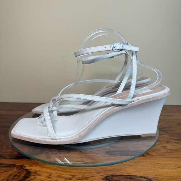 Dolce Vita Gemini Wedges - ivory leather - size 12 - Picture 5 of 16